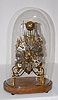 English Triple Fusee Skeleton Clock, Circa 1970's