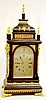 Rare! 8 Bell Musical Bracket Clock w/6" Cylinder