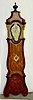 Early Morbier 2 Weight Tall Case Clock, 3 Pc. Case