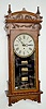 Oak Waterbury "Peoria" Wall Calendar Clock