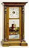 Welch Spring Co. 1/2 Column 2 Wt. Ogee Clock
