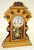Ingraham Oak "Chicago" Kitchen Clock