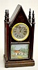 Fynetone Miniature Mahogany Steeple Clock