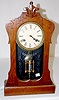 New Haven Black Walnut Shelf Clock