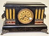 Sessions "Crescent W" Enameled Mantel Clock