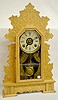 Gilbert Oak "Geranium" Kitchen Clock