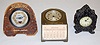 3 Novelty Clocks; 2 Waterbury & 1 Lux
