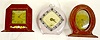 3 New Haven Novelty Clocks