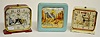 3 Animated Dial Alarm Clocks, Lux & Ingraham