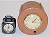 2 Clocks; German Alarm & Lux Cigarette Dispenser
