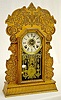 Gilbert Oak Navy No. 24 Kitchen Clock