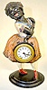 Cast Iron "Topsy" Blinking Eye Clock