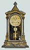 Kroeber "Novelty V.P." Metal Shelf Clock