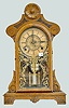 Gilbert "Sunflower" Calendar Shelf Clock