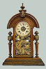 Ansonia Walnut "King" Parlor Clock