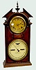 Ithaca No. 8 Walnut Library Shelf Clock