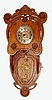 "Prime" Art Nouveau Free Swinger Clock