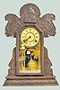 Oak Ingraham "Capitol" Kitchen Clock