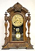 Kroeber Walnut "Mariposa" Shelf Clock