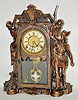 Kroeber "Sentinel V.P." Metal Statue Clock