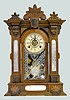 Gilbert "Amphion" Parlor Clock, Walnut