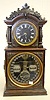 Walnut Ithaca No. 3 1/2 Parlor Calendar Clock