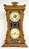 Walnut Waterbury Calendar No. 44 Clock