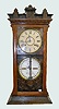 Ithaca "No. 6 1/2 Belgrade" Calendar Shelf Clock