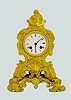French Pons String Suspension Ormolu Clock