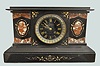 French H&F Marble/Slate Mantel Clock