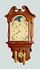 Seth Thomas Walnut "Lunar" Wall Clock