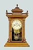 Welch Black Walnut "Scalchi" Shelf Clock