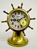 Waterbury 8 Day Jeweled Ships Wheel Clock