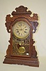 Waterbury "Rochester" Oak Calendar Kitchen Clock