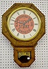 Oak "Lucky Strike" Advertising School House Clock