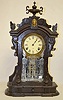 Ansonia "Monarch" Black Walnut Parlor Clock