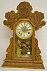 Ingraham "Urania" Oak Kitchen Clock