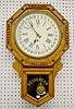 New Haven "Braddock" Oak Calendar School Clock