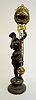 Ansonia "Juno" Swinging Ball Clock, Lady Statue