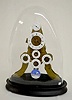 Contemporary 7 Function Skeleton Clock