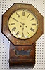 Octagon Brass Inlay Wall Clock