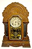 Sessions "Mirror No. 37" Oak Kitchen Clock