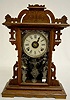 Walnut Time and Strike Kitchen Clock