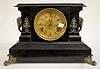 Ansonia "Clayton" Iron Case Mantel Clock