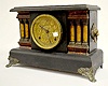 Sessions "Aurora" Black Mantel Clock