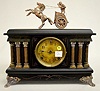Sessions Enameled "Allwin" Mantel Clock