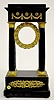 French Empire Portico Clock Case