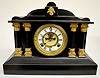Waterbury "Pacific" Enameled Iron Case Clock