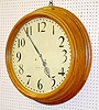 Seth Thomas 24" 30 Day Oak Gallery Clock