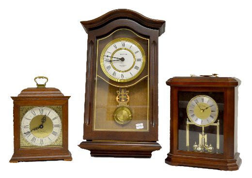 3 Wooden Clocks, Seth Thomas, Bulova & Infinity — Antique Clocks Price Guide